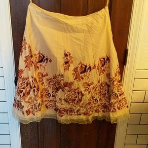 Odille Skirt Floral w/Hint of Sparkle